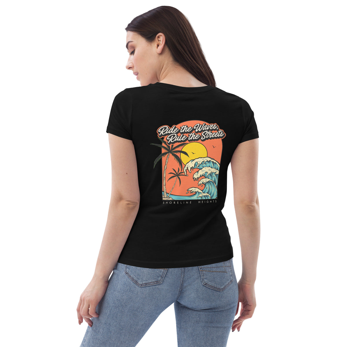 Shoreline Women's fitted eco tee